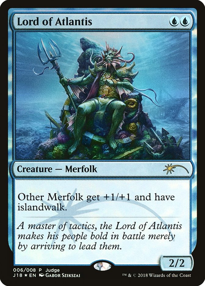 Lord of Atlantis [Judge Gift Cards 2018] | Boutique FDB TCG