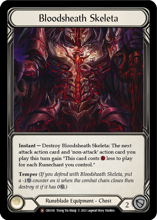 Bloodsheath Skeleta [U-CRU141] (Crucible of War Unlimited)  Unlimited Normal | Boutique FDB TCG