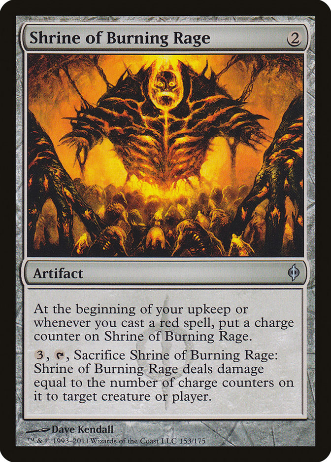 Shrine of Burning Rage [New Phyrexia] | Boutique FDB TCG