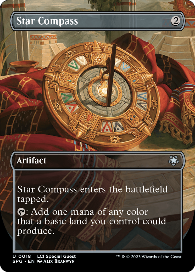 Star Compass (Borderless) [The Lost Caverns of Ixalan Special Guests] | Boutique FDB TCG