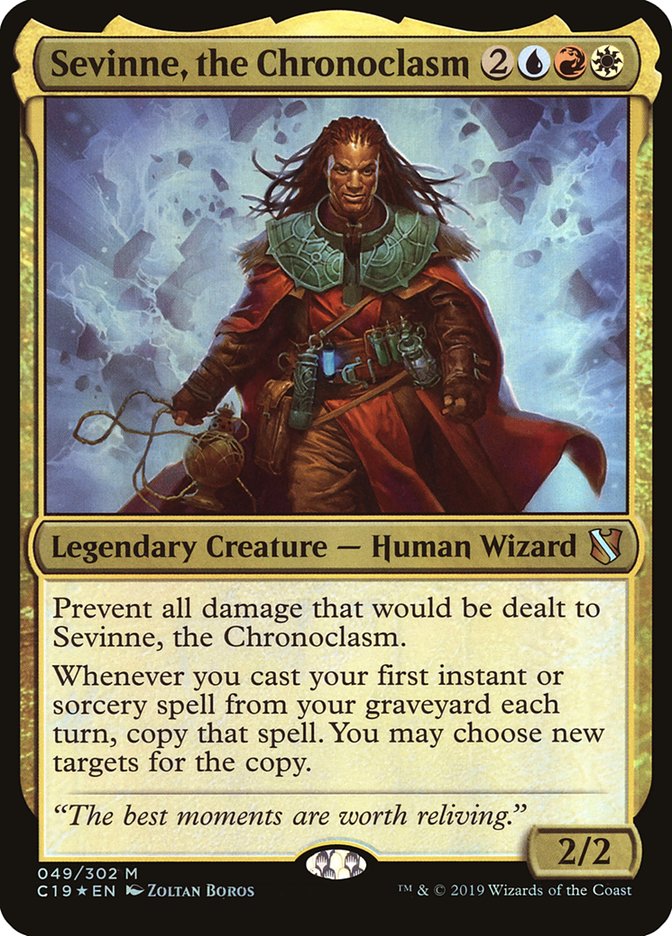 Sevinne, the Chronoclasm (Oversized) [Commander 2019 Oversized] | Boutique FDB TCG