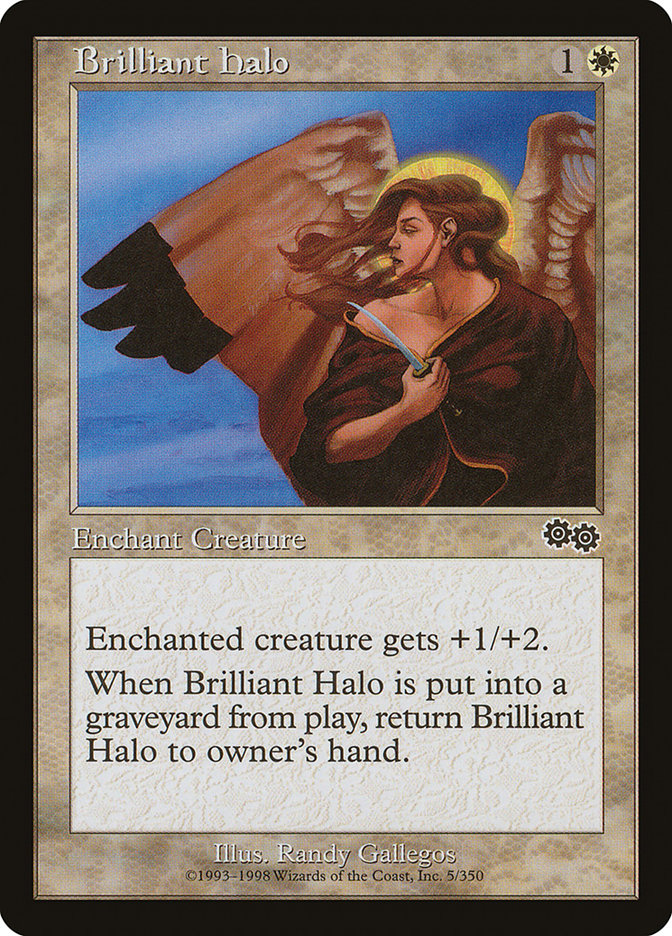 Brilliant Halo [Urza's Saga] | Boutique FDB TCG