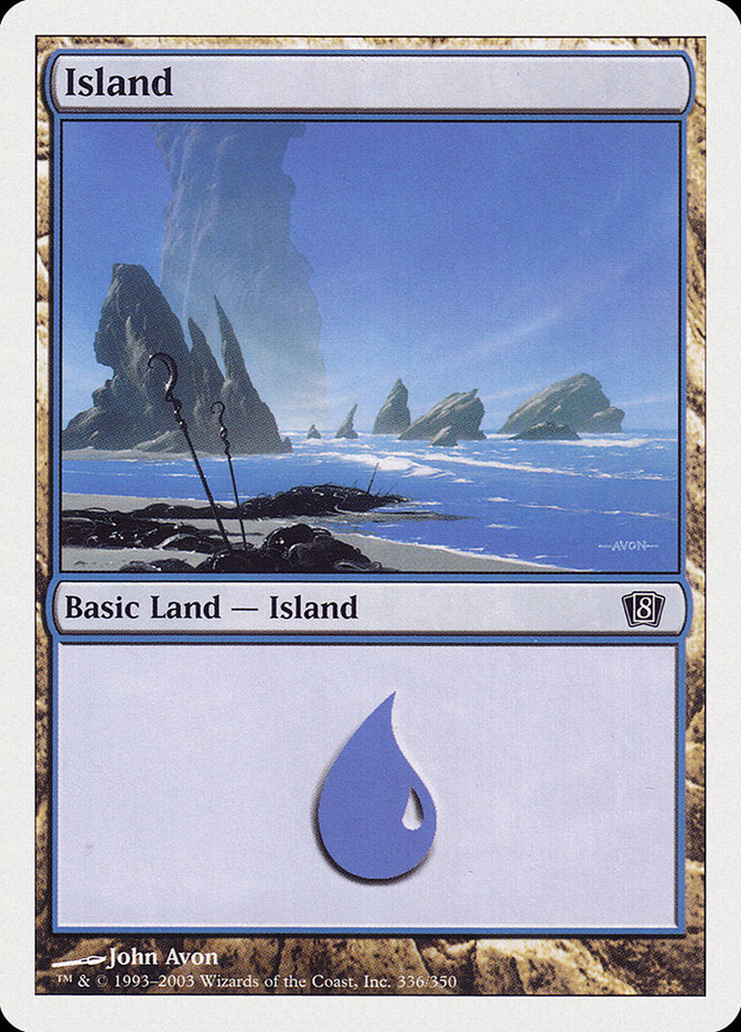 Island (336) [Eighth Edition] | Boutique FDB TCG