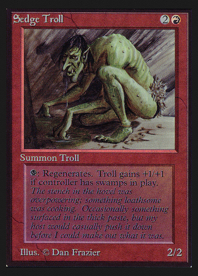 Sedge Troll [International Collectors' Edition] | Boutique FDB TCG