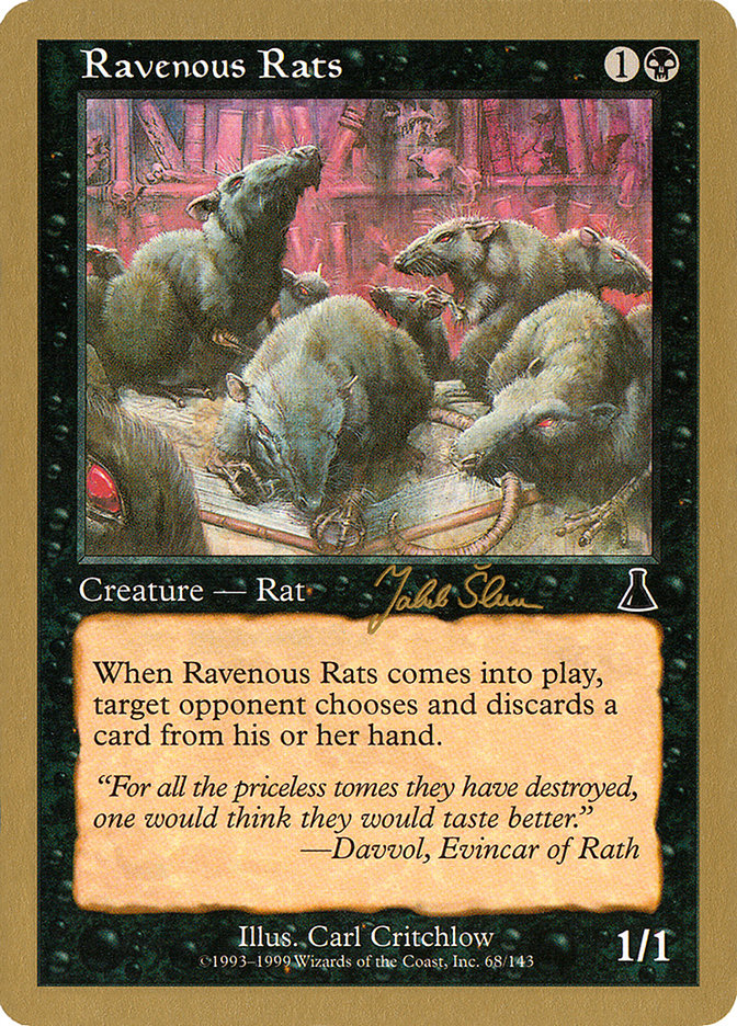 Ravenous Rats (Jakub Slemr) [World Championship Decks 1999] | Boutique FDB TCG