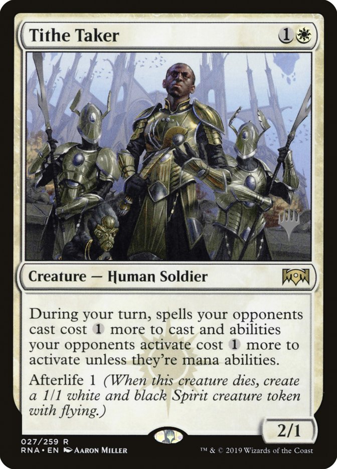 Tithe Taker (Promo Pack) [Ravnica Allegiance Promos] | Boutique FDB TCG