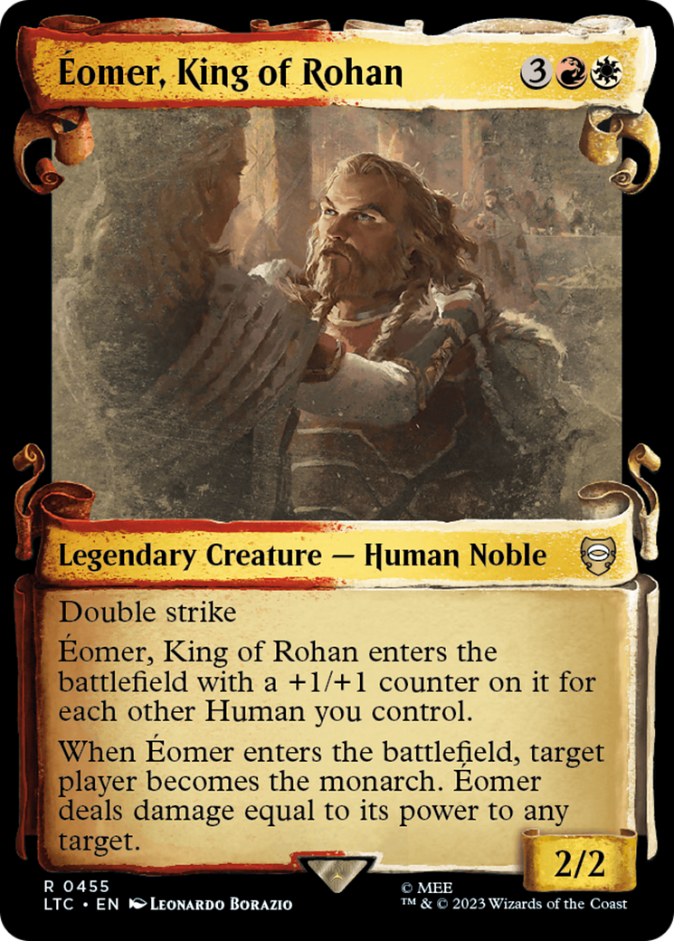 Eomer, King of Rohan [The Lord of the Rings: Tales of Middle-Earth Commander Showcase Scrolls] | Boutique FDB TCG