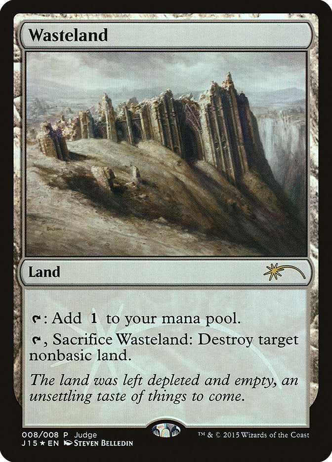 Wasteland [Judge Gift Cards 2015] | Boutique FDB TCG