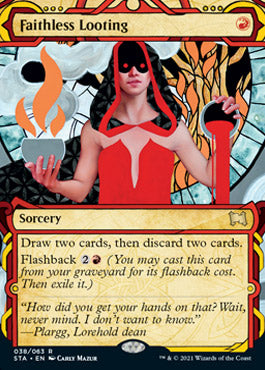 Faithless Looting (Foil Etched) [Strixhaven: School of Mages Mystical Archive] | Boutique FDB TCG