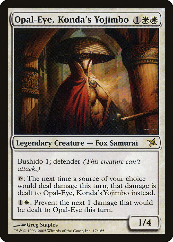Opal-Eye, Konda's Yojimbo [Betrayers of Kamigawa] | Boutique FDB TCG