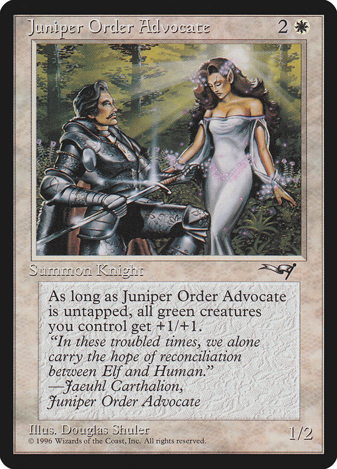 Juniper Order Advocate [Alliances] | Boutique FDB TCG