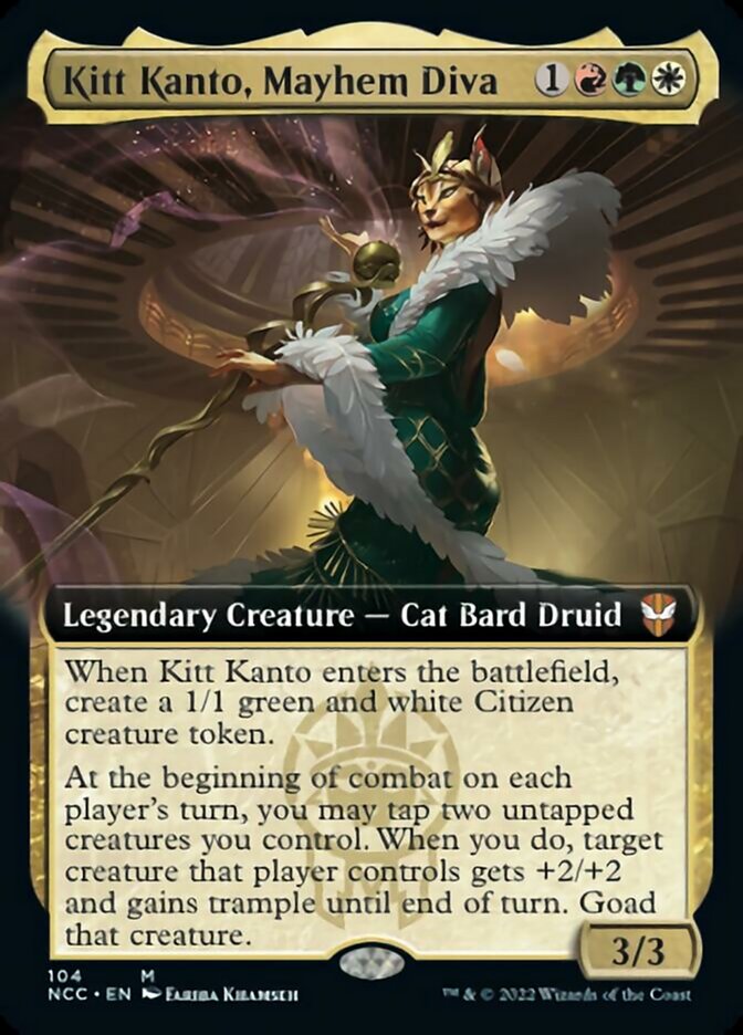 Kitt Kanto, Mayhem Diva (Extended Art) [Streets of New Capenna Commander] | Boutique FDB TCG