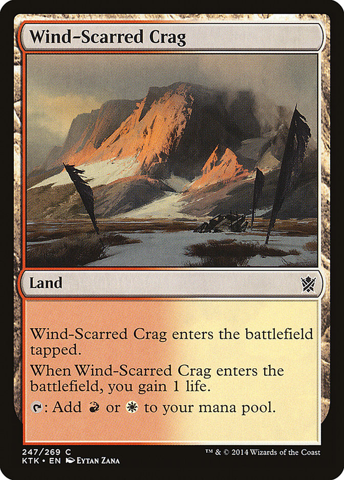 Wind-Scarred Crag [Khans of Tarkir] | Boutique FDB TCG