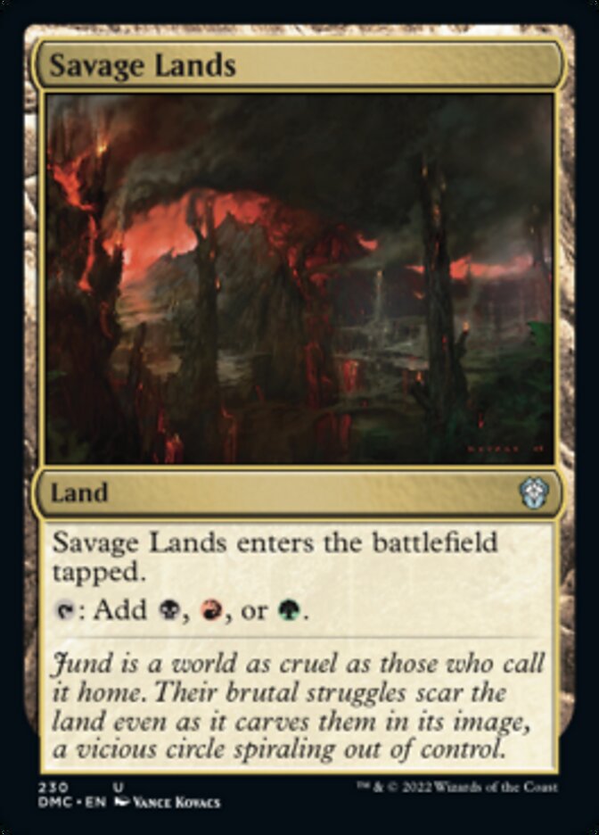 Savage Lands [Dominaria United Commander] | Boutique FDB TCG