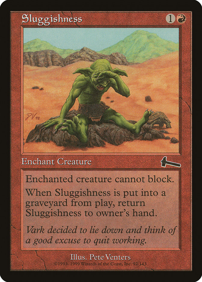 Sluggishness [Urza's Legacy] | Boutique FDB TCG