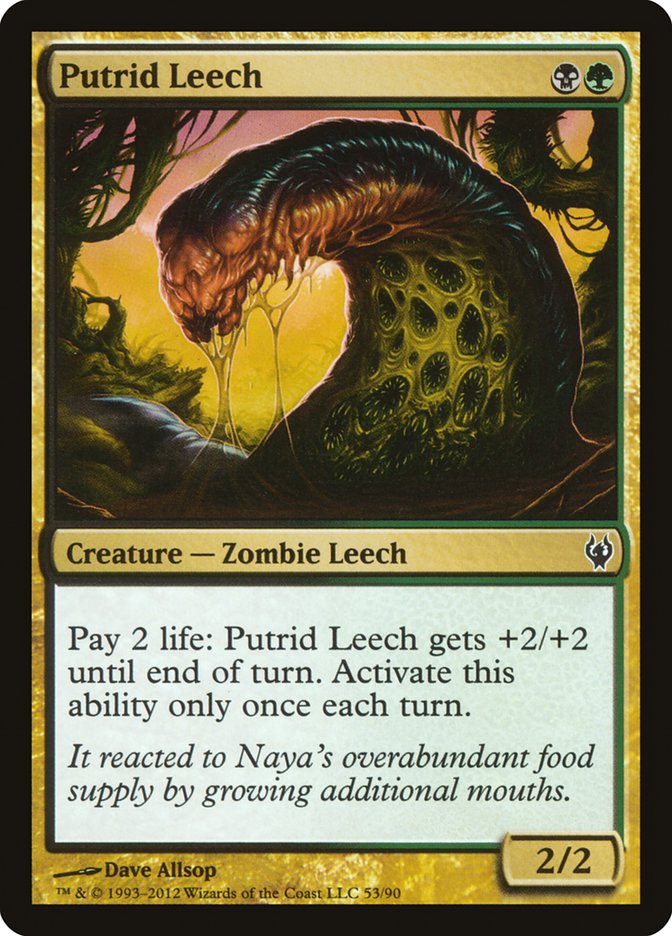 Putrid Leech [Duel Decks: Izzet vs. Golgari] | Boutique FDB TCG