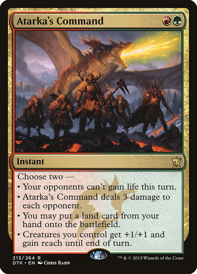 Atarka's Command [Dragons of Tarkir] | Boutique FDB TCG