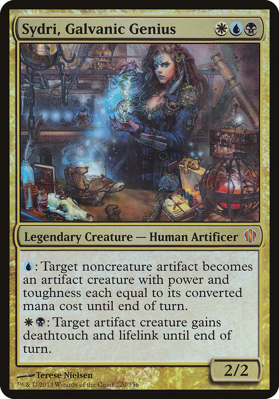 Sydri, Galvanic Genius (Oversized) [Commander 2013 Oversized] | Boutique FDB TCG