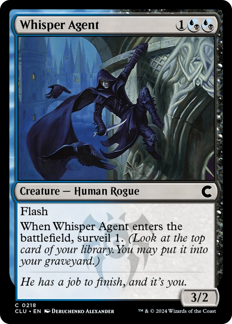 Whisper Agent [Ravnica: Clue Edition] | Boutique FDB TCG