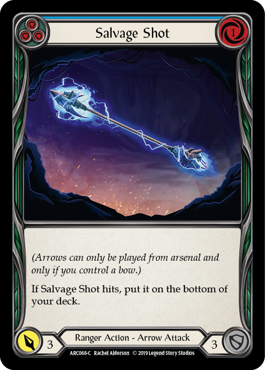 Salvage Shot (Blue) [ARC068-C] (Arcane Rising)  1st Edition Normal | Boutique FDB TCG