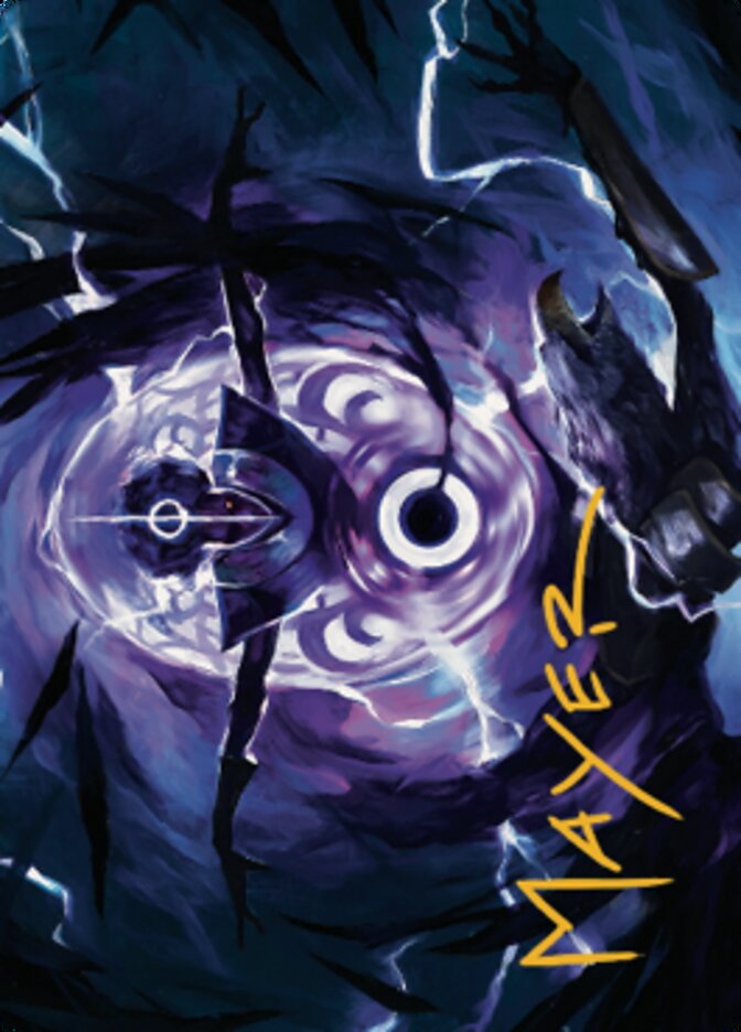 Rona's Vortex Art Card (Gold-Stamped Signature) [Dominaria United Art Series] | Boutique FDB TCG