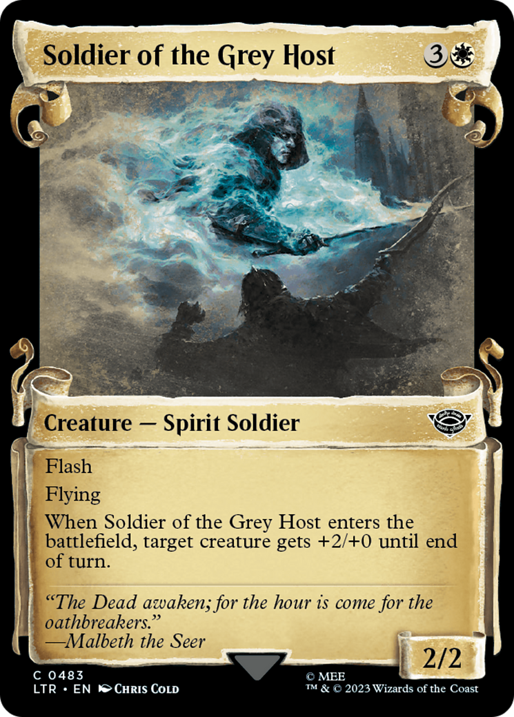 Soldier of the Grey Host [The Lord of the Rings: Tales of Middle-Earth Showcase Scrolls] | Boutique FDB TCG