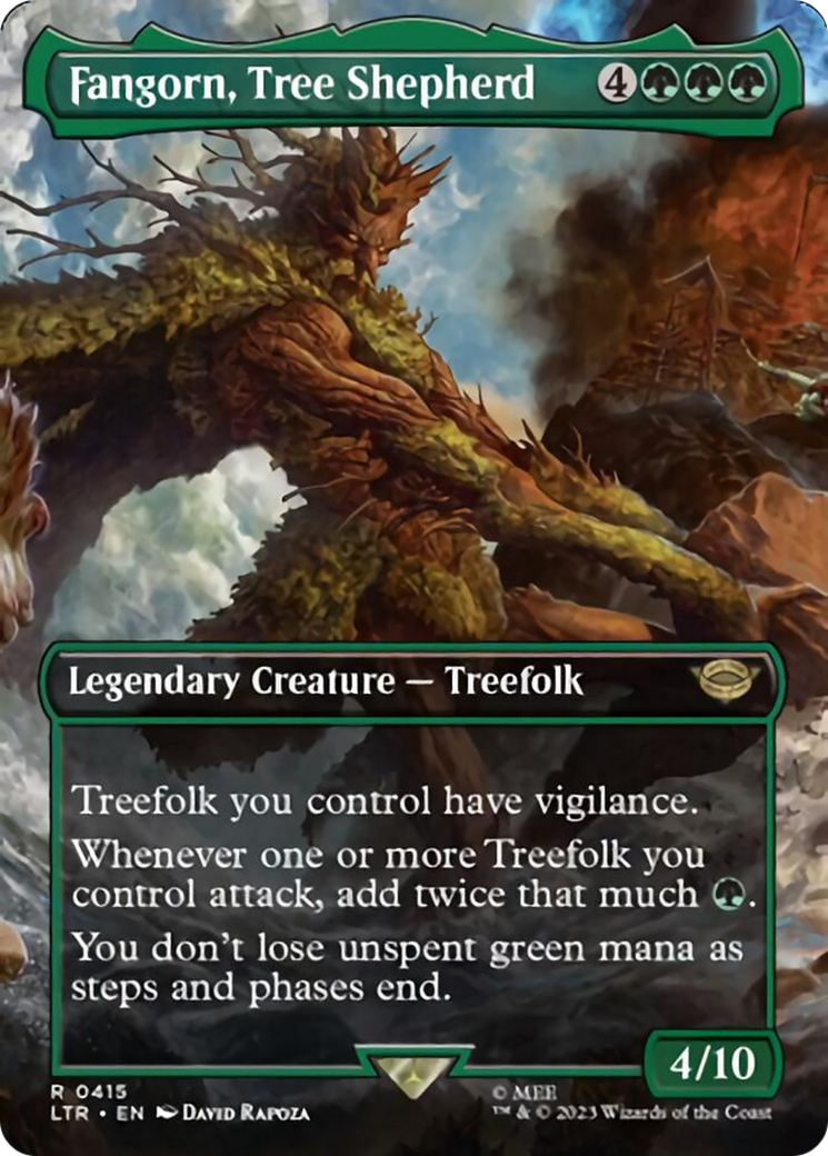 Fangorn, Tree Shepherd (Borderless Alternate Art) [The Lord of the Rings: Tales of Middle-Earth] | Boutique FDB TCG