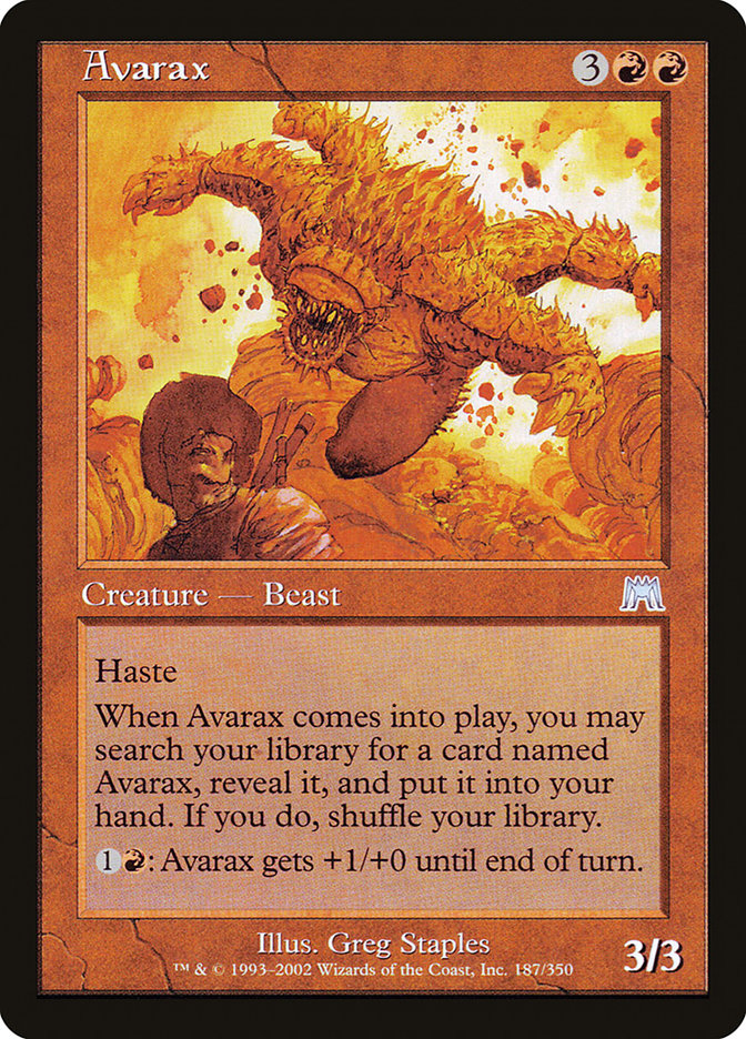 Avarax [Onslaught] | Boutique FDB TCG