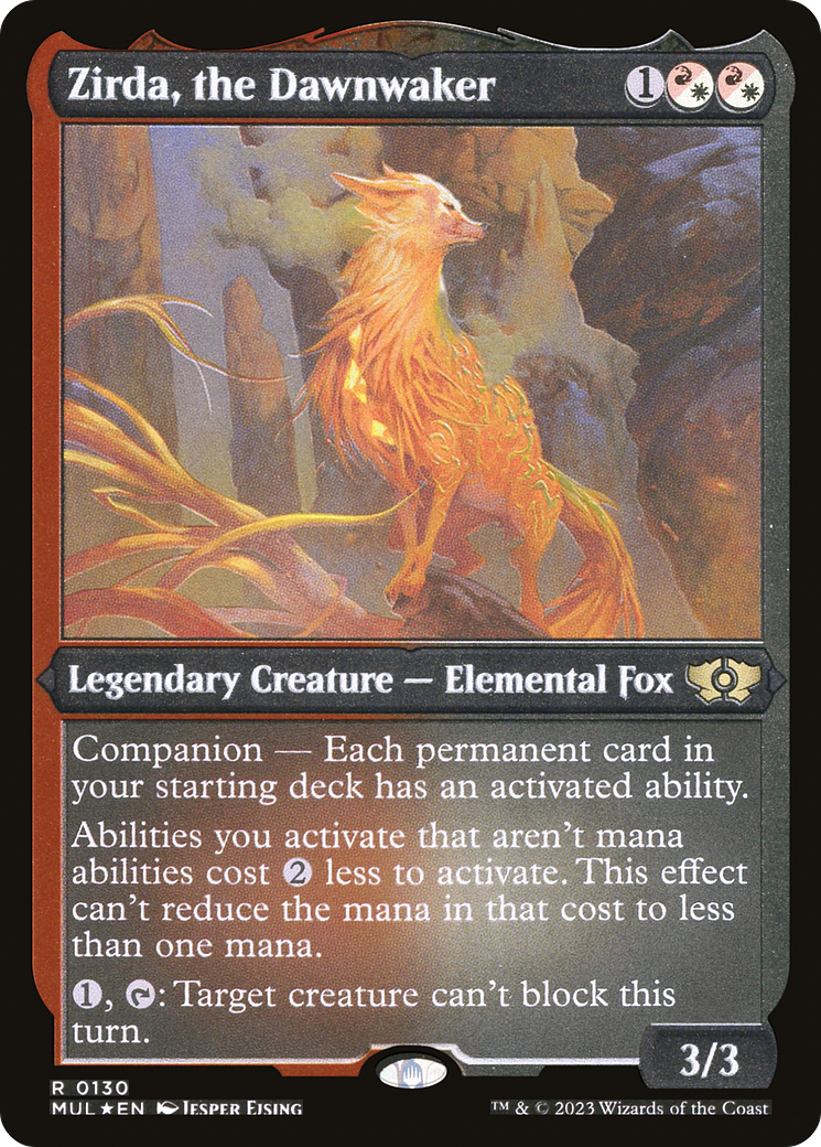 Zirda, the Dawnwaker (Foil Etched) [Multiverse Legends] | Boutique FDB TCG