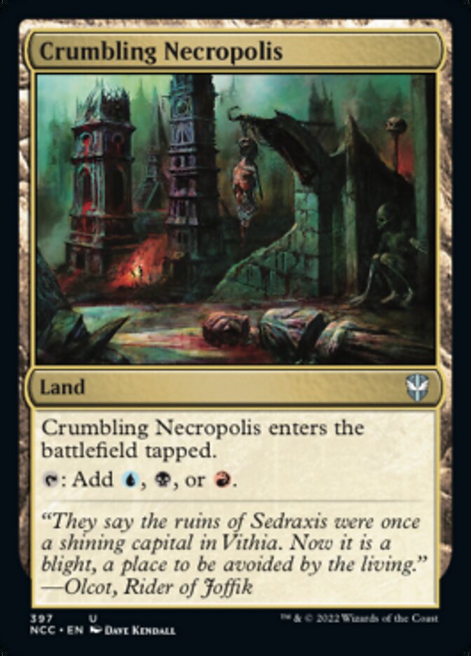 Crumbling Necropolis [Streets of New Capenna Commander] | Boutique FDB TCG