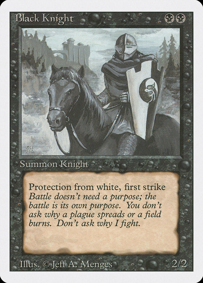 Black Knight [Revised Edition] | Boutique FDB TCG