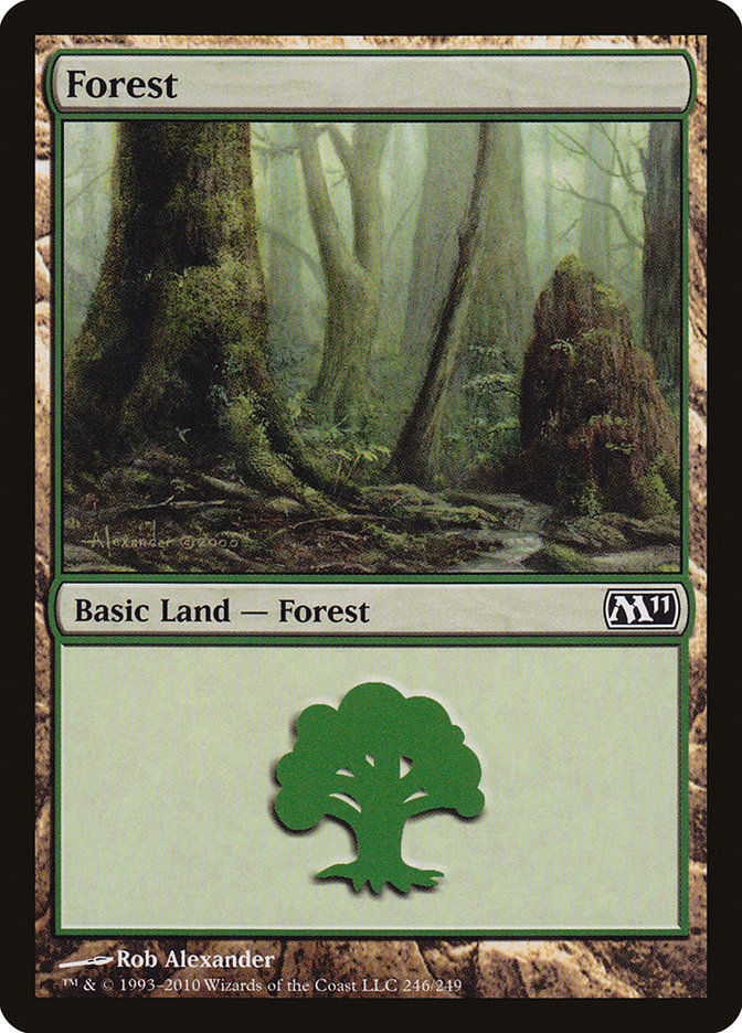 Forest (246) [Magic 2011] | Boutique FDB TCG