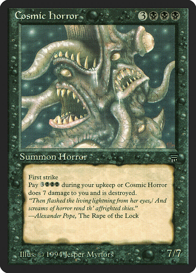 Cosmic Horror [Legends] | Boutique FDB TCG