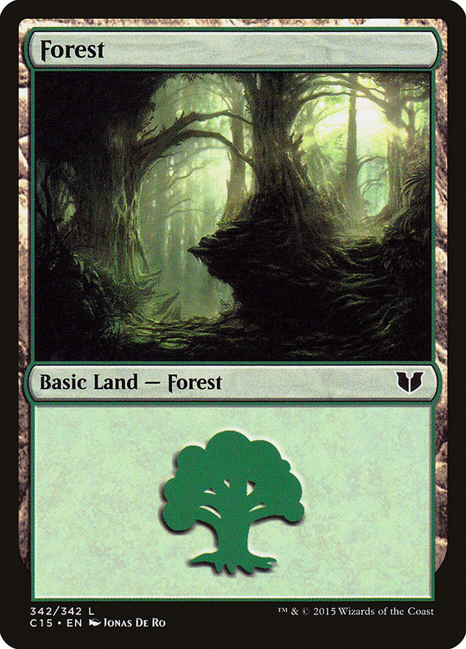 Forest (342) [Commander 2015] | Boutique FDB TCG