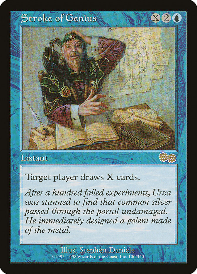 Stroke of Genius [Urza's Saga] | Boutique FDB TCG