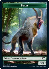 Beast // Treasure Double-Sided Token [Double Masters Tokens] | Boutique FDB TCG
