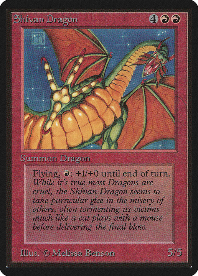 Shivan Dragon [Beta Edition] | Boutique FDB TCG