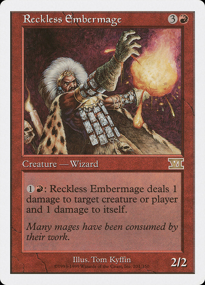 Reckless Embermage [Classic Sixth Edition] | Boutique FDB TCG