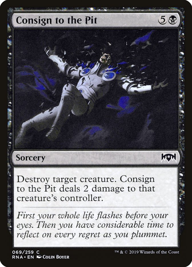 Consign to the Pit [Ravnica Allegiance] | Boutique FDB TCG