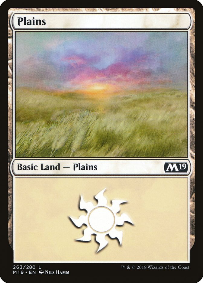 Plains (263) [Core Set 2019] | Boutique FDB TCG