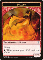 Dragon Egg // Dragon Double-Sided Token [Commander 2018 Tokens] | Boutique FDB TCG