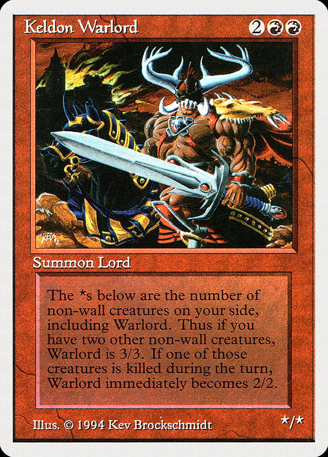 Keldon Warlord [Summer Magic / Edgar] | Boutique FDB TCG