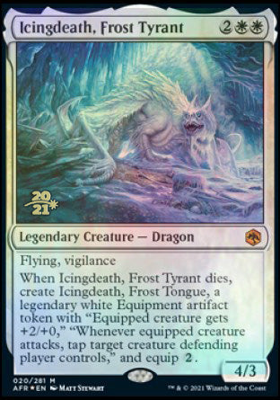 Icingdeath, Frost Tyrant [Dungeons & Dragons: Adventures in the Forgotten Realms Prerelease Promos] | Boutique FDB TCG