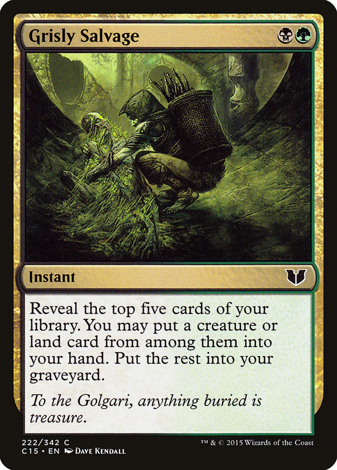 Grisly Salvage [Commander 2015] | Boutique FDB TCG