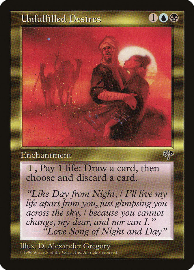 Unfulfilled Desires [Mirage] | Boutique FDB TCG