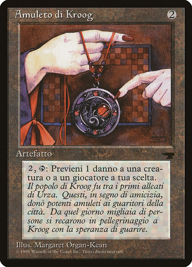 Amulet of Kroog (Italian) - "Amuleto di Kroog" [Rinascimento] | Boutique FDB TCG