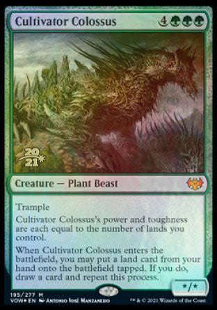 Cultivator Colossus [Innistrad: Crimson Vow Prerelease Promos] | Boutique FDB TCG