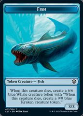 Beast (010) // Fish Double-Sided Token [Commander 2021 Tokens] | Boutique FDB TCG