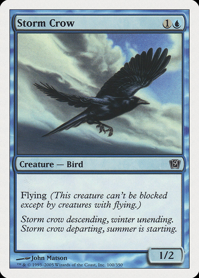 Storm Crow [Ninth Edition] | Boutique FDB TCG