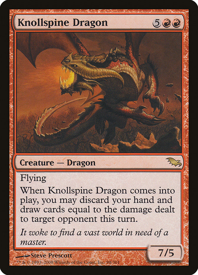 Knollspine Dragon [Shadowmoor] | Boutique FDB TCG